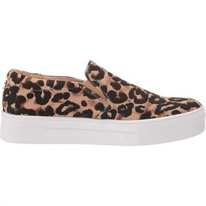 Steve Madden Gills Leopard Slip On Platform Sneakers